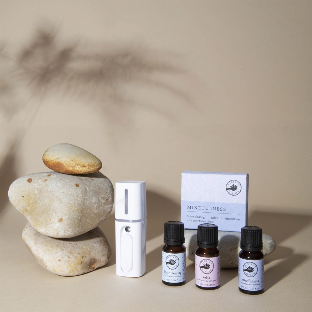 Mindfulness Trio Kit essential oil blends by Perfect Potion
