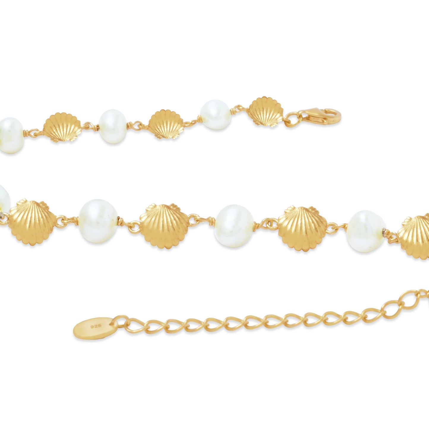 Sunaka Shell Pearl choker detail