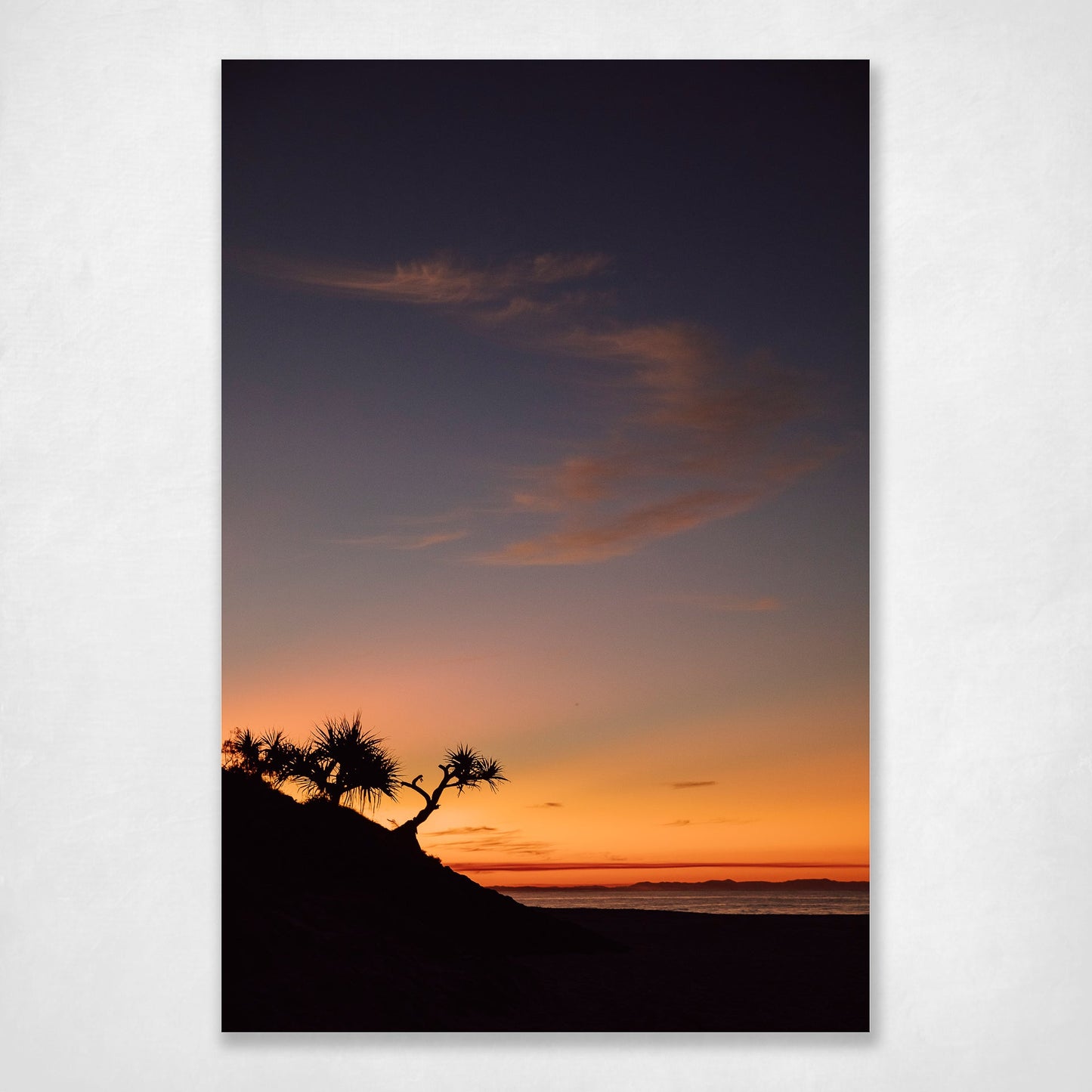 Winter Moods - moody winter sunset colours, North Stradbroke Island