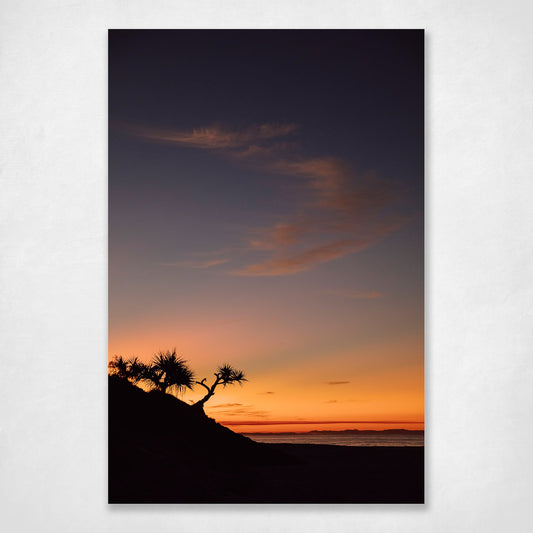 Winter Moods - moody winter sunset colours, North Stradbroke Island