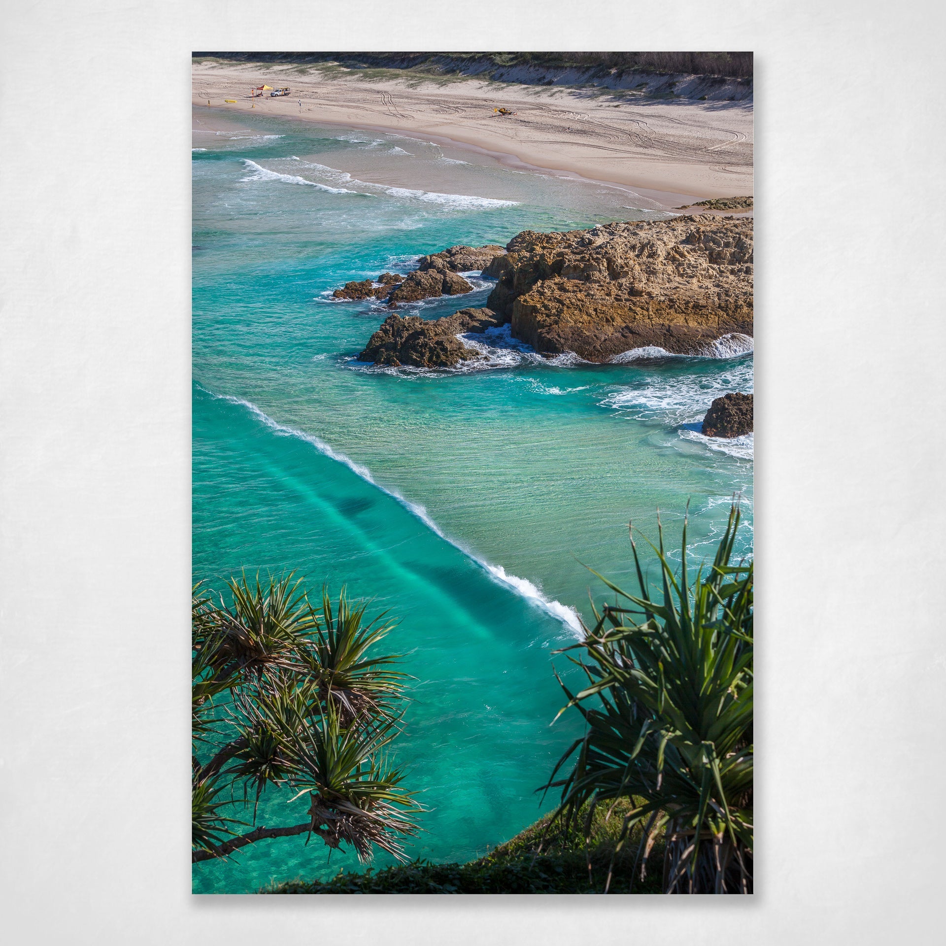Crystal Clear - turquoise water over rocks at South Gorge, North Stradbroke Island