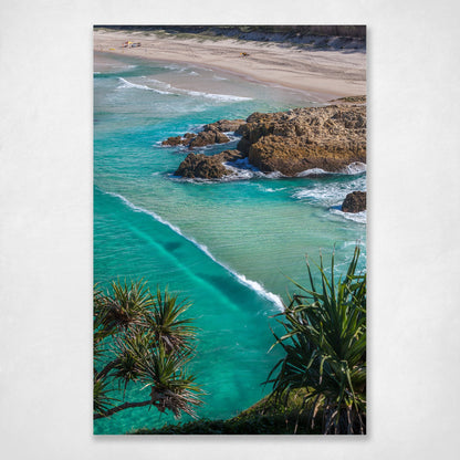 Crystal Clear - turquoise water over rocks at South Gorge, North Stradbroke Island