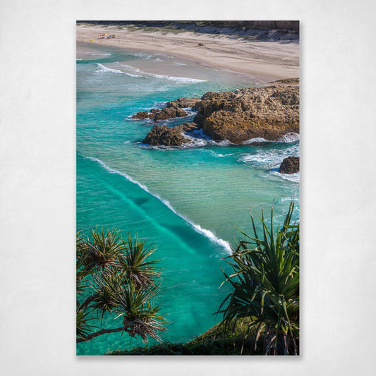 Crystal Clear - turquoise water over rocks at South Gorge, North Stradbroke Island