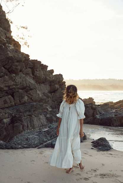 Britta Dress White