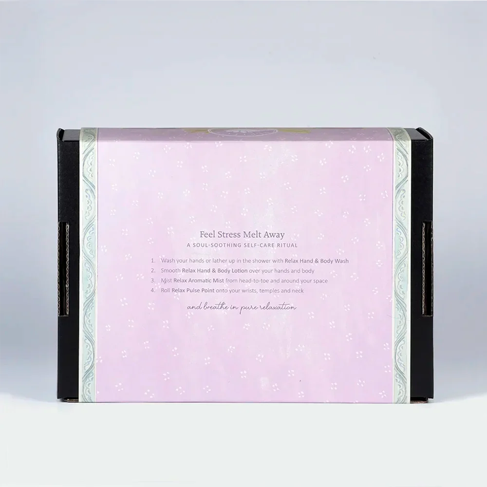Box of Pure Relaxation gift box back by Perfect Potion