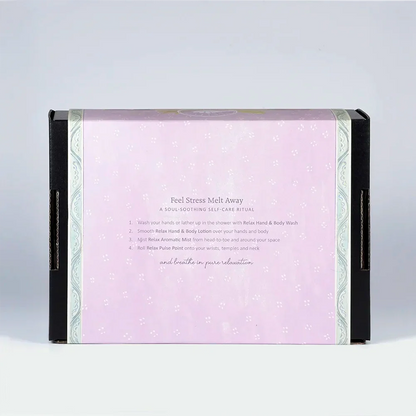 Box of Pure Relaxation gift box back by Perfect Potion