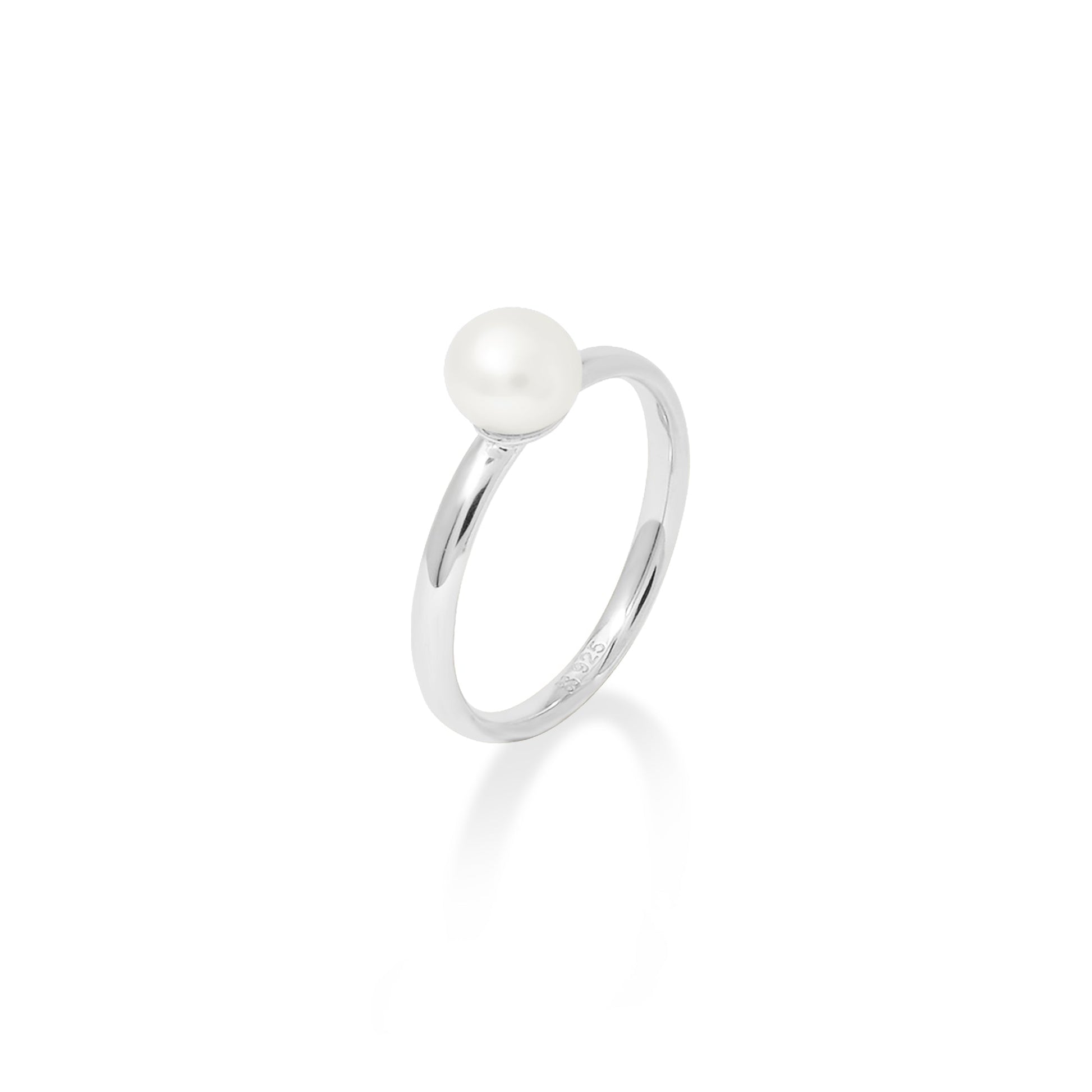 Sunaka Lumine Pearl round ring in silver