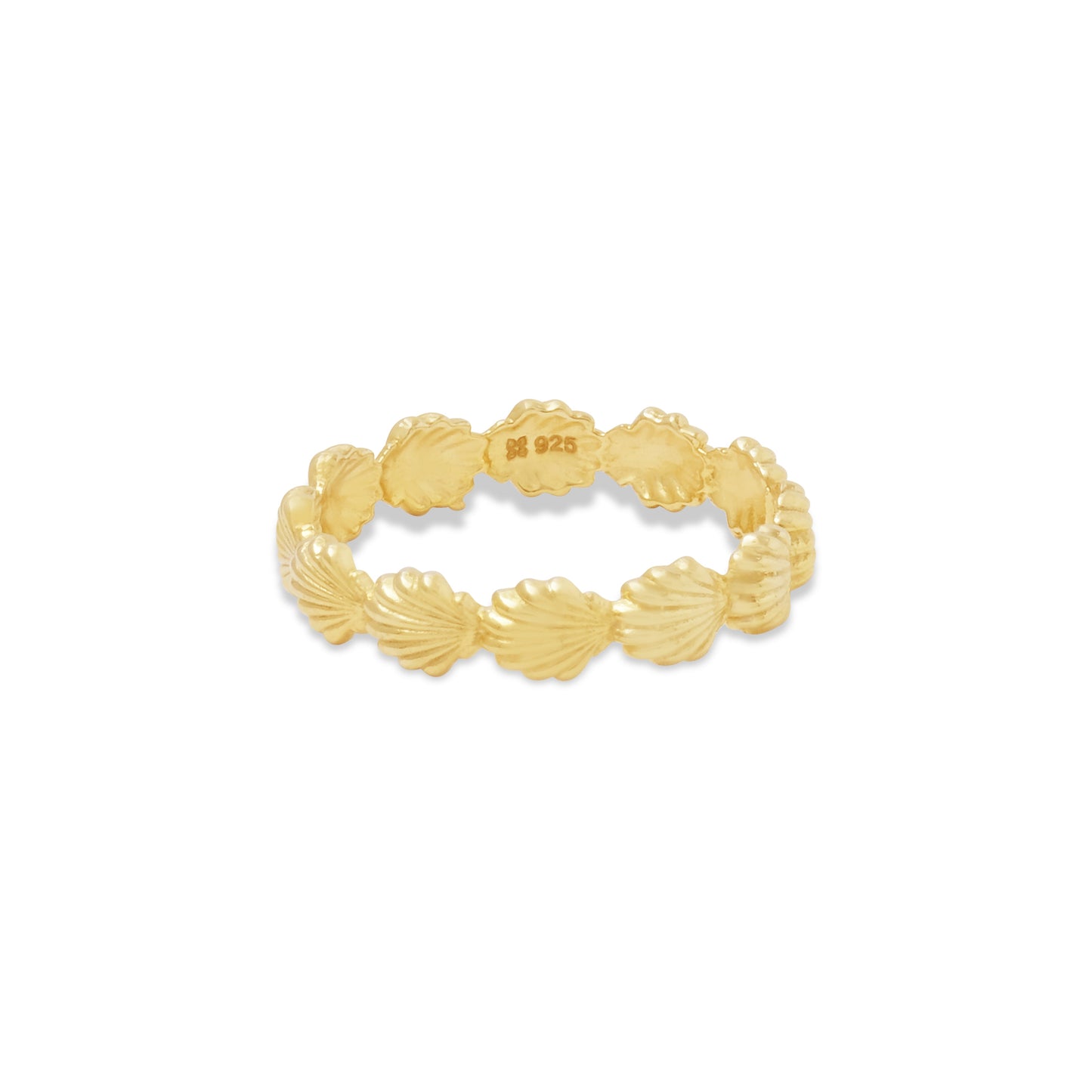 Sunaka Shell Pearl band ring back