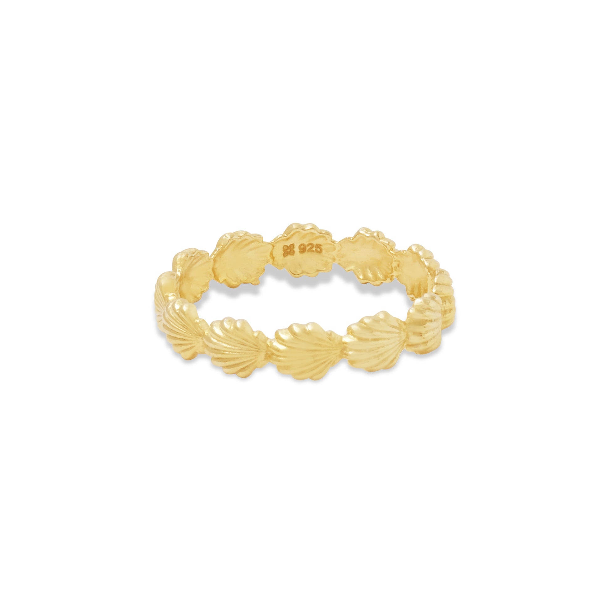 Sunaka Shell Pearl band ring back