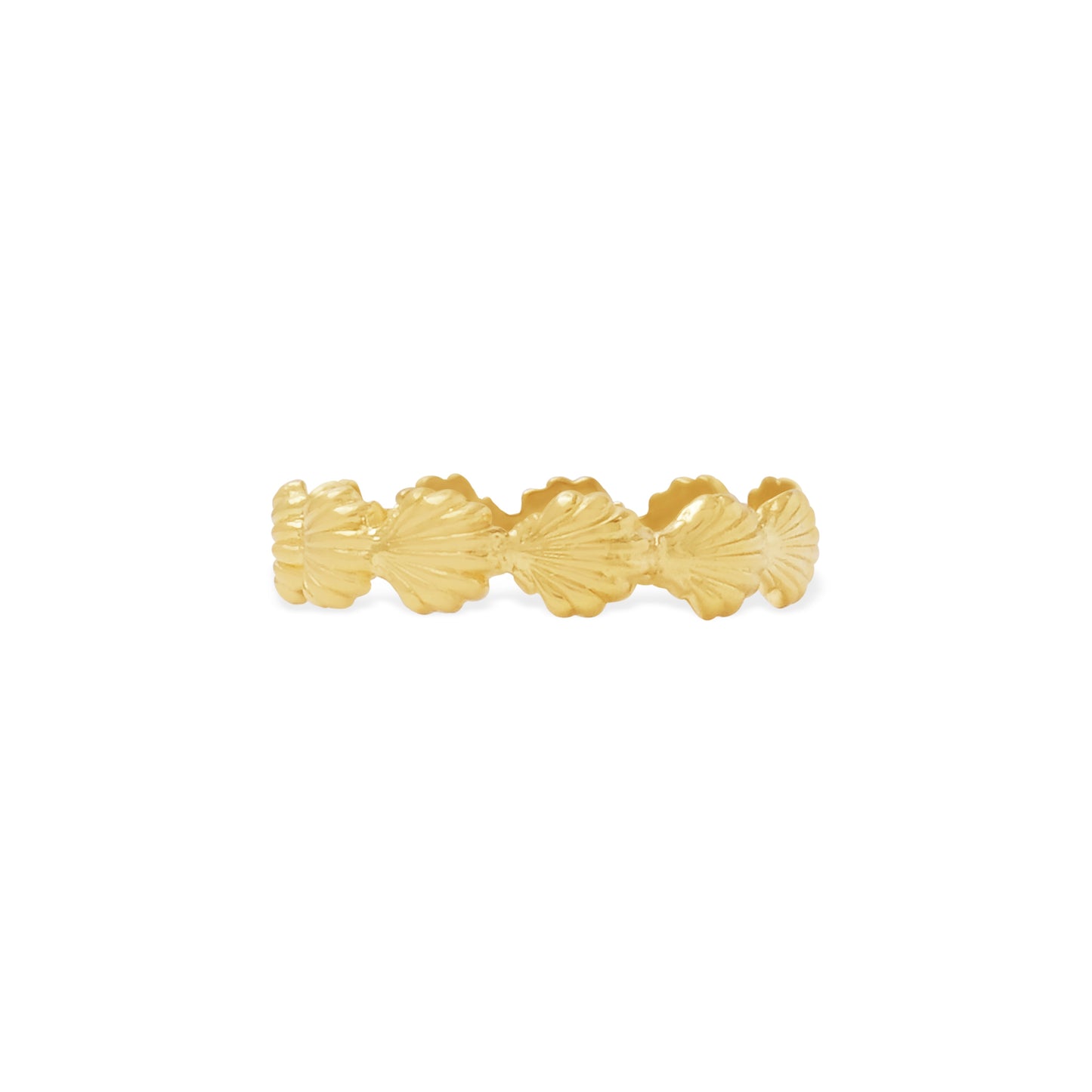 Sunaka Shell Pearl band ring detail