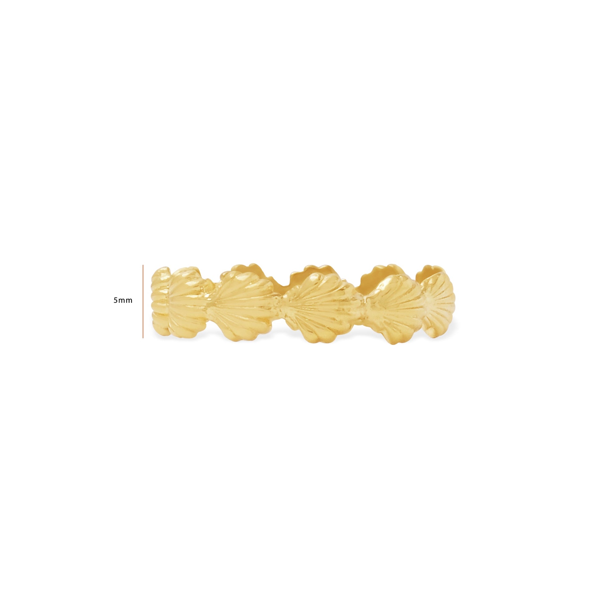 Sunaka Shell Pearl band ring