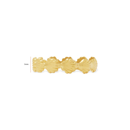 Sunaka Shell Pearl band ring