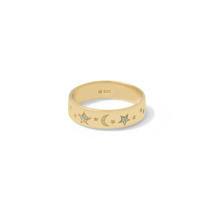 Sunaka Selene band ring detail