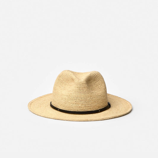 Ramse handwoven raffia fedora hat by TANORA