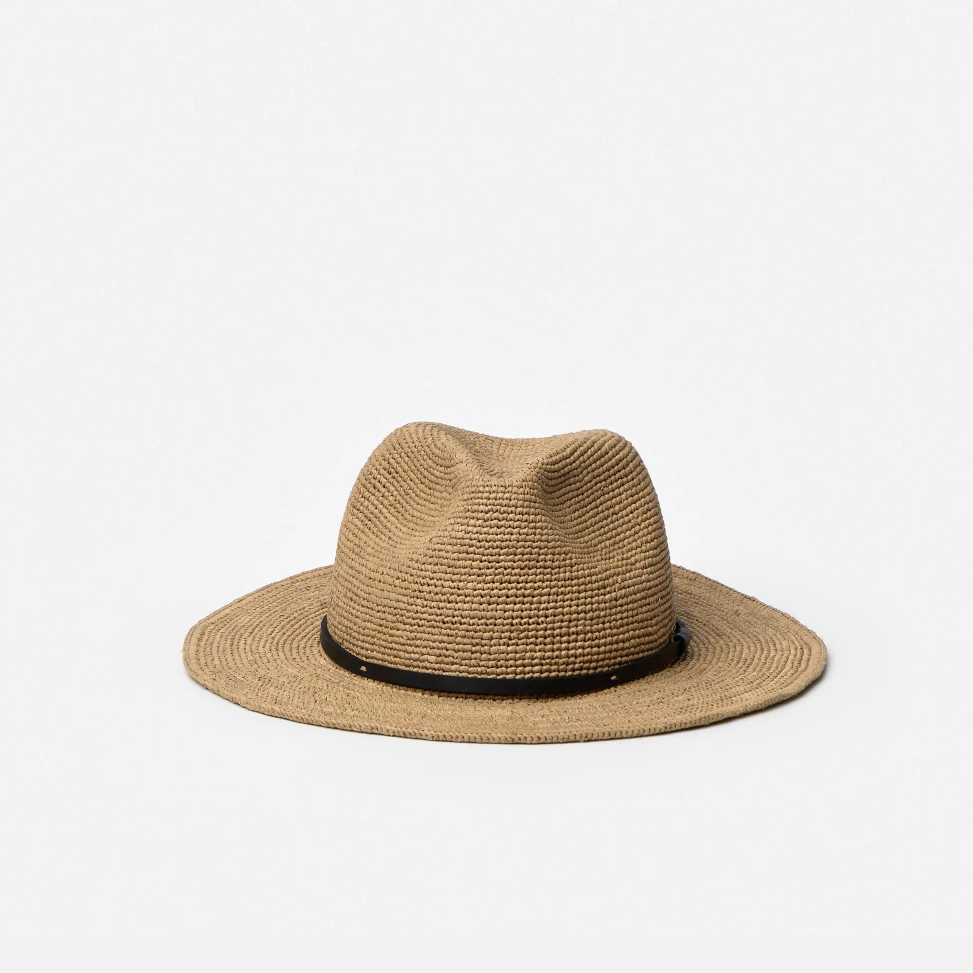 Ramse handwoven raffia fedora hat by TANORA — view 6