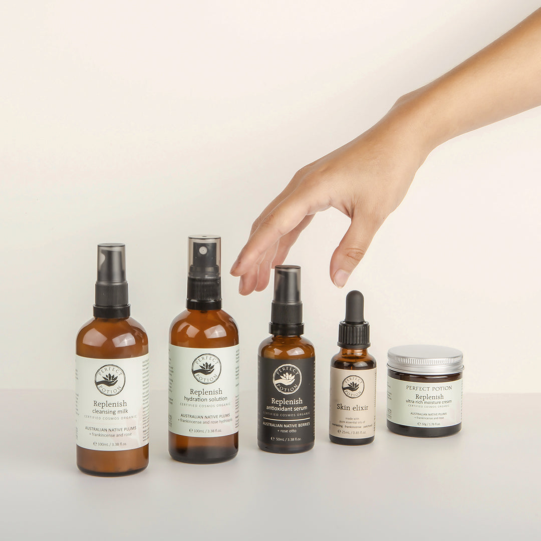 Replenish skincare ritual by Perfect Potion