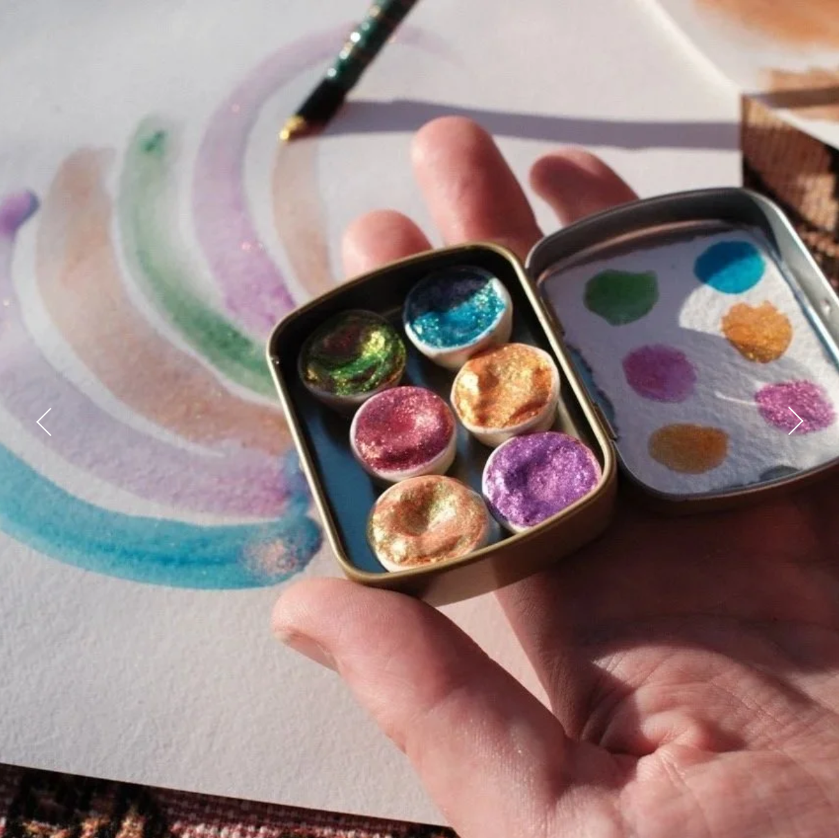 Aurora Shimmer Palette by Ruco Paints