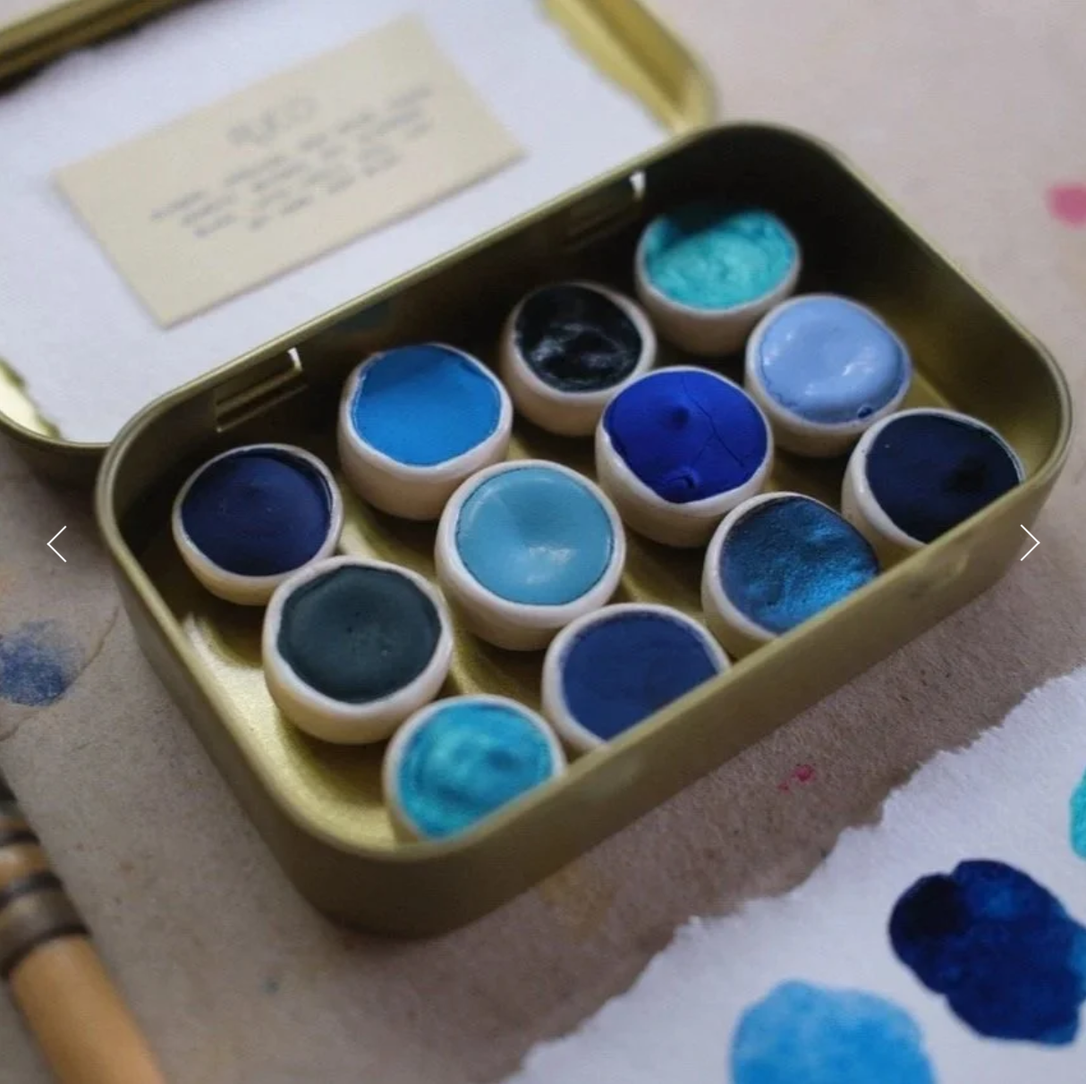 Baby Blues Watercolour Palette by Ruco Paints