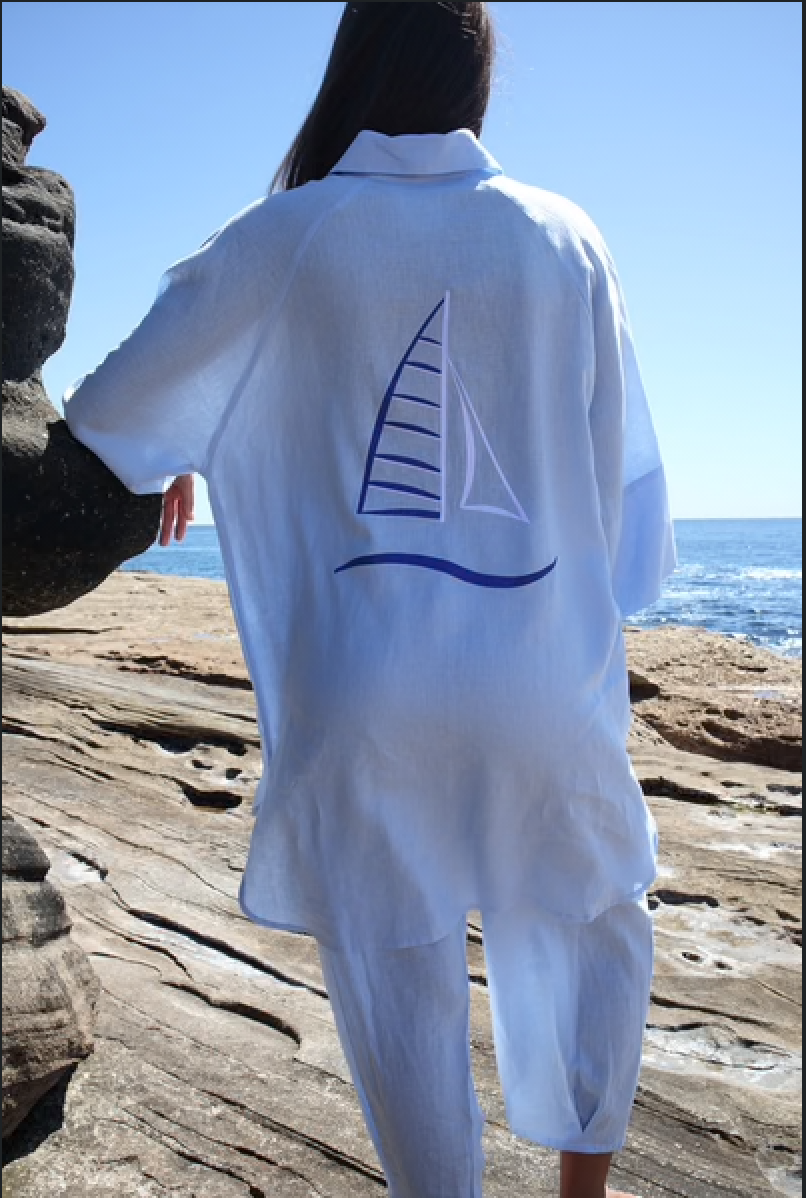 Embroidered Oceanic Shirt by The Boy and I - image 8