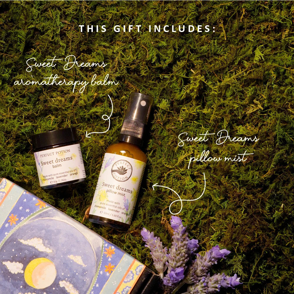 Little Box of Sweet Dreams gift pack contents by Perfect Potion