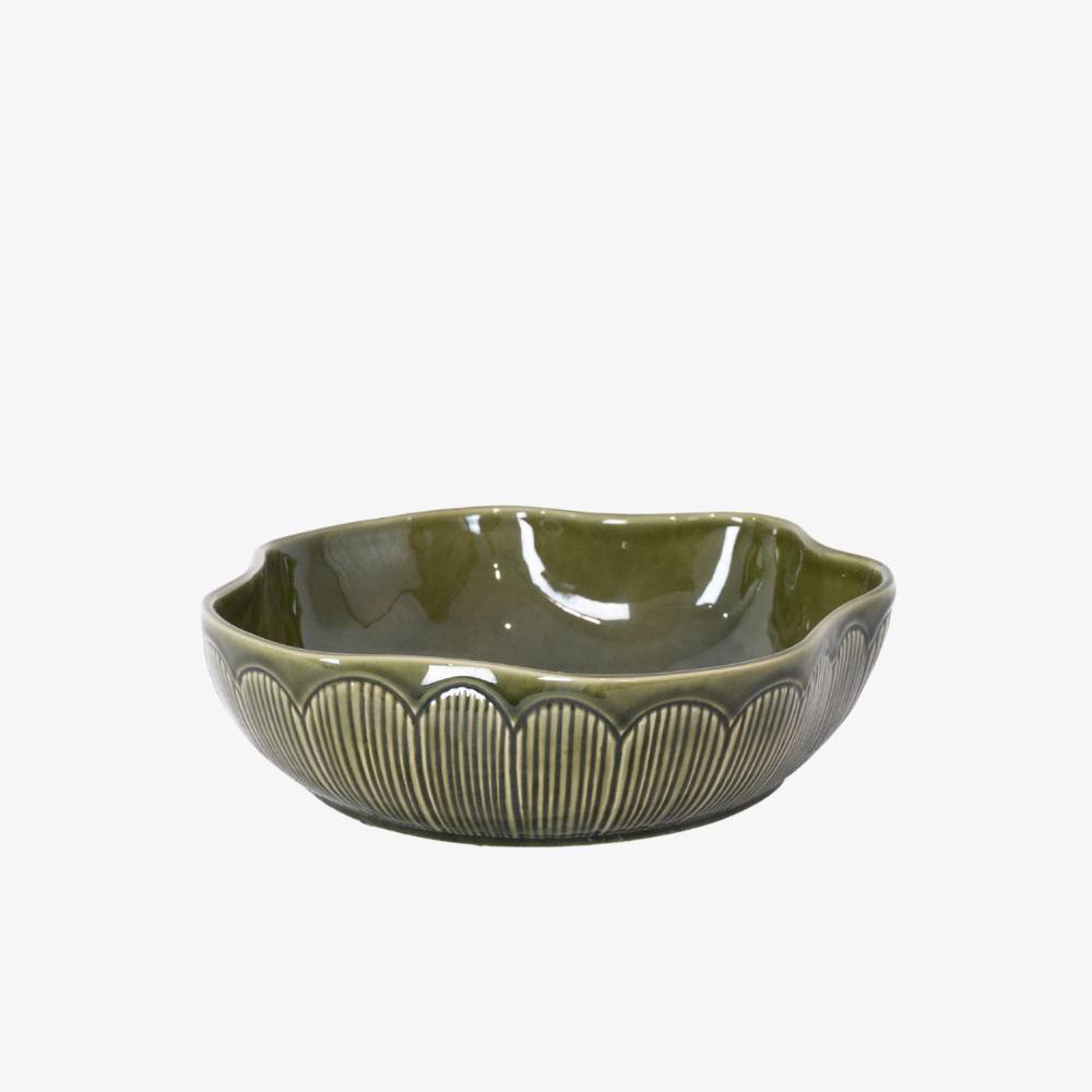 The Highlines Botanica Dinner Bowl Set of 4 - Moss