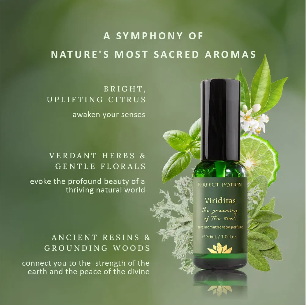 Viriditas Natural Perfume scent notes by Perfect Potion
