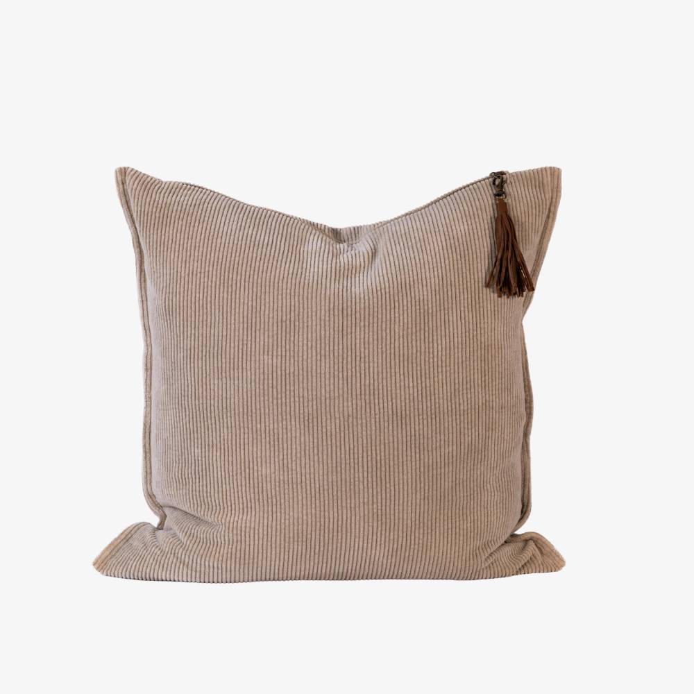 Hudson Corduroy Cushion - White