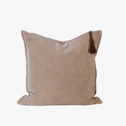 Hudson Corduroy Cushion - White