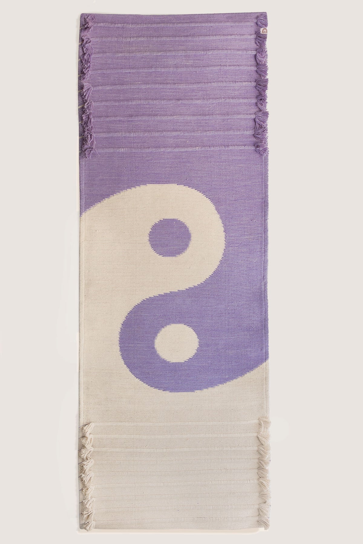 Yin-Yang Amethyst naturally dyed herbal yoga mat 7mm - Öko Living