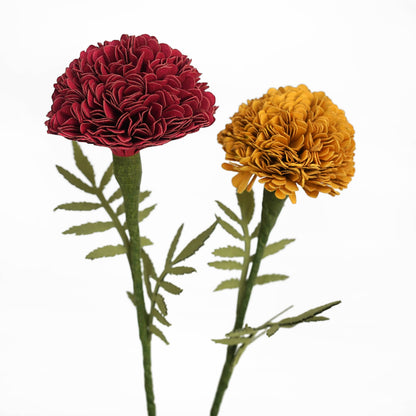 Handmade Paper Flower - Marigold by Craft Boat - image 3