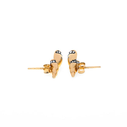 Sunaka Keong Emas stud earrings back