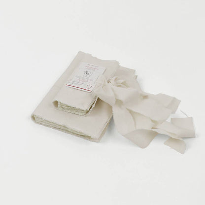 Artist's Paper Bundle With Canvas Wrap - White by Craft Boat