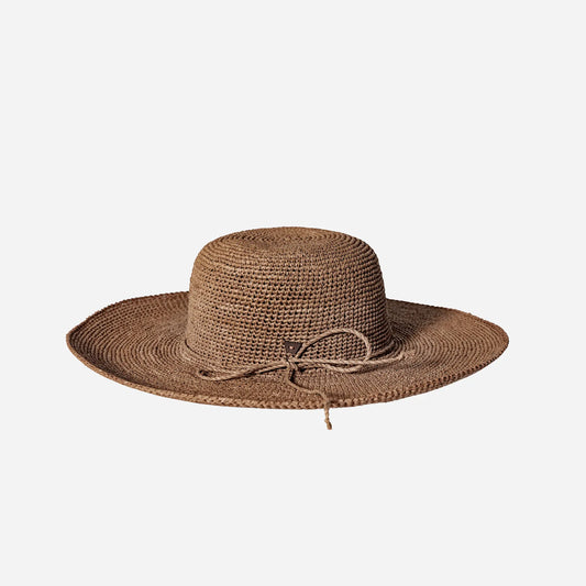 Beloa handwoven raffia hat by TANORA