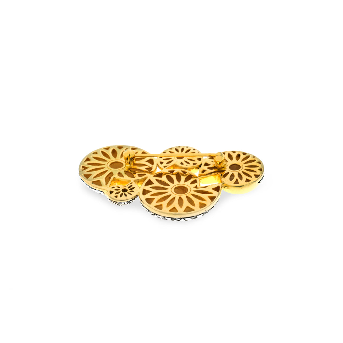 Sunaka Keong Emas brooch back