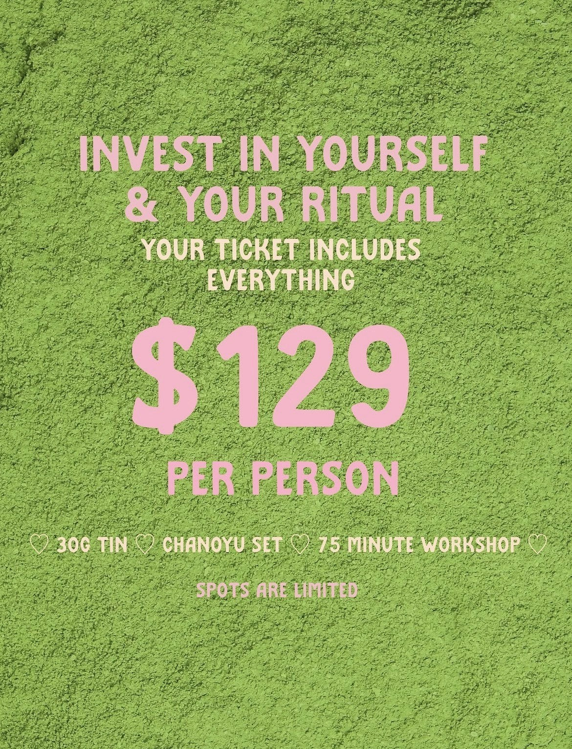 So Matcha to Learn matcha workshop at Second Sand Studio — view 2