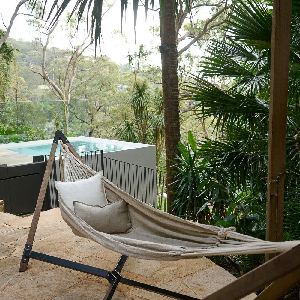 Bedouin Handwoven Linen Hammock by Eadie Lifestyle - image 3