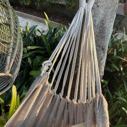 Bedouin Handwoven Linen Hammock by Eadie Lifestyle - image 2