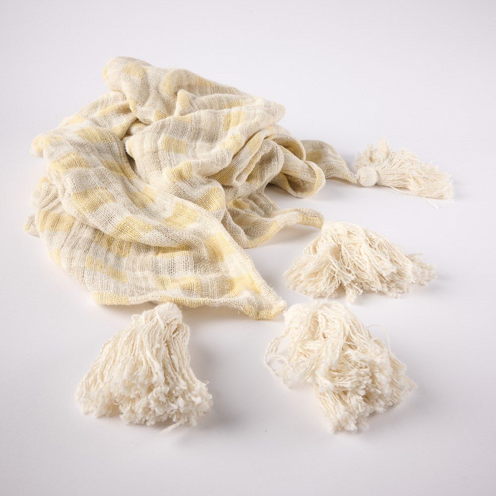 Felice Linen & Cotton Throw by Eadie Lifestyle