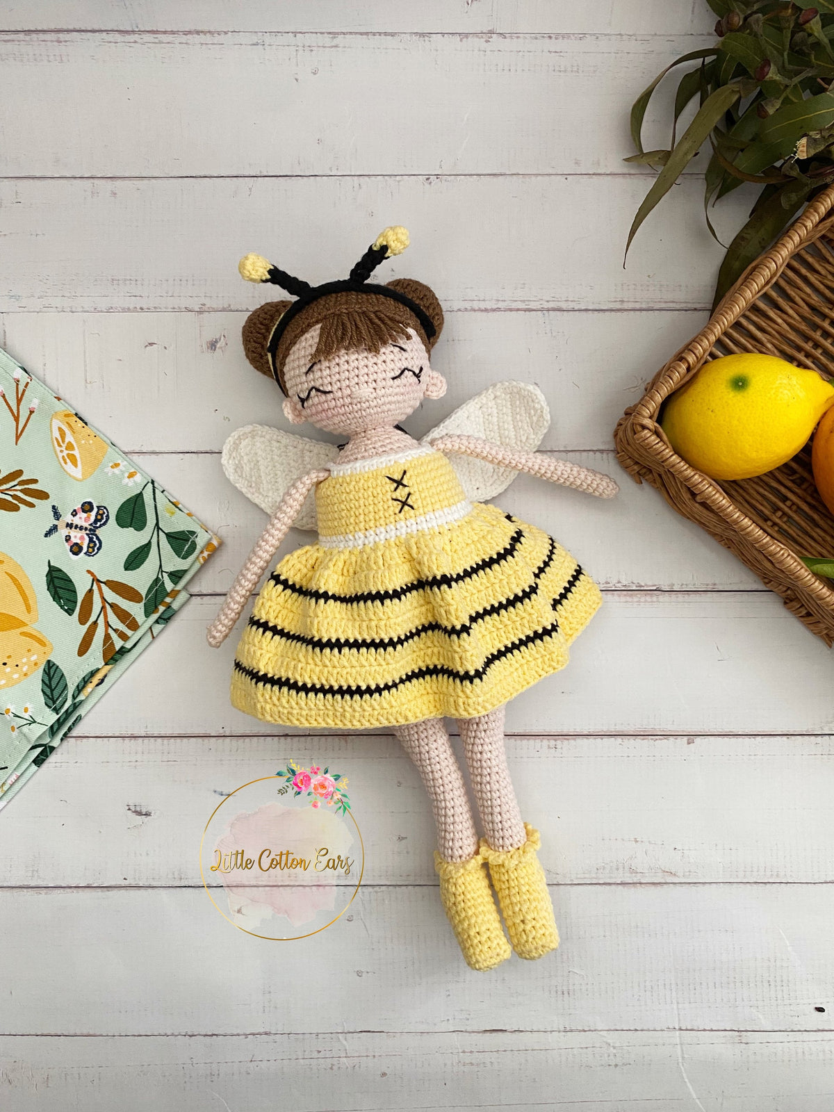Honey the Bee Doll by Little Cotton Ears