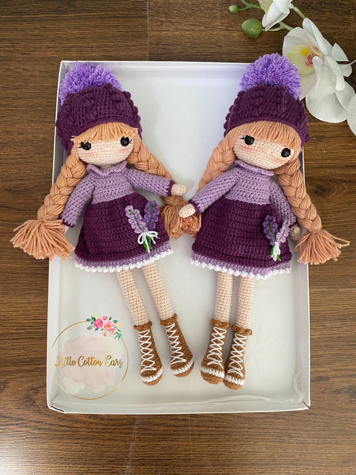 Lavender Doll by Little Cotton Ears