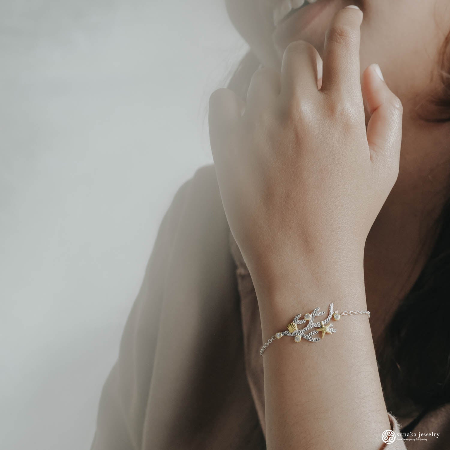Sunaka Coral Reef bracelet worn
