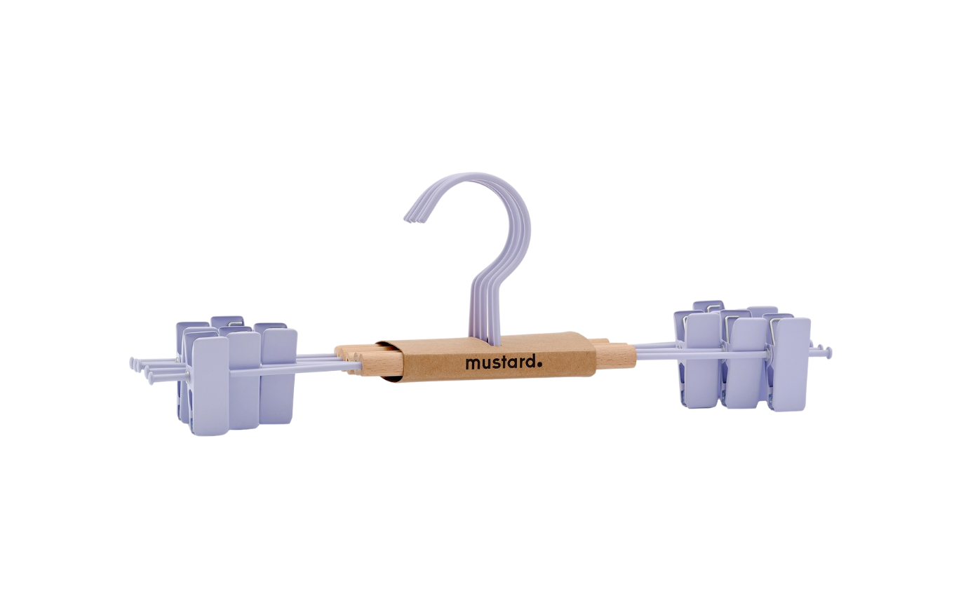 The Adult Clip Hangers in Lilac