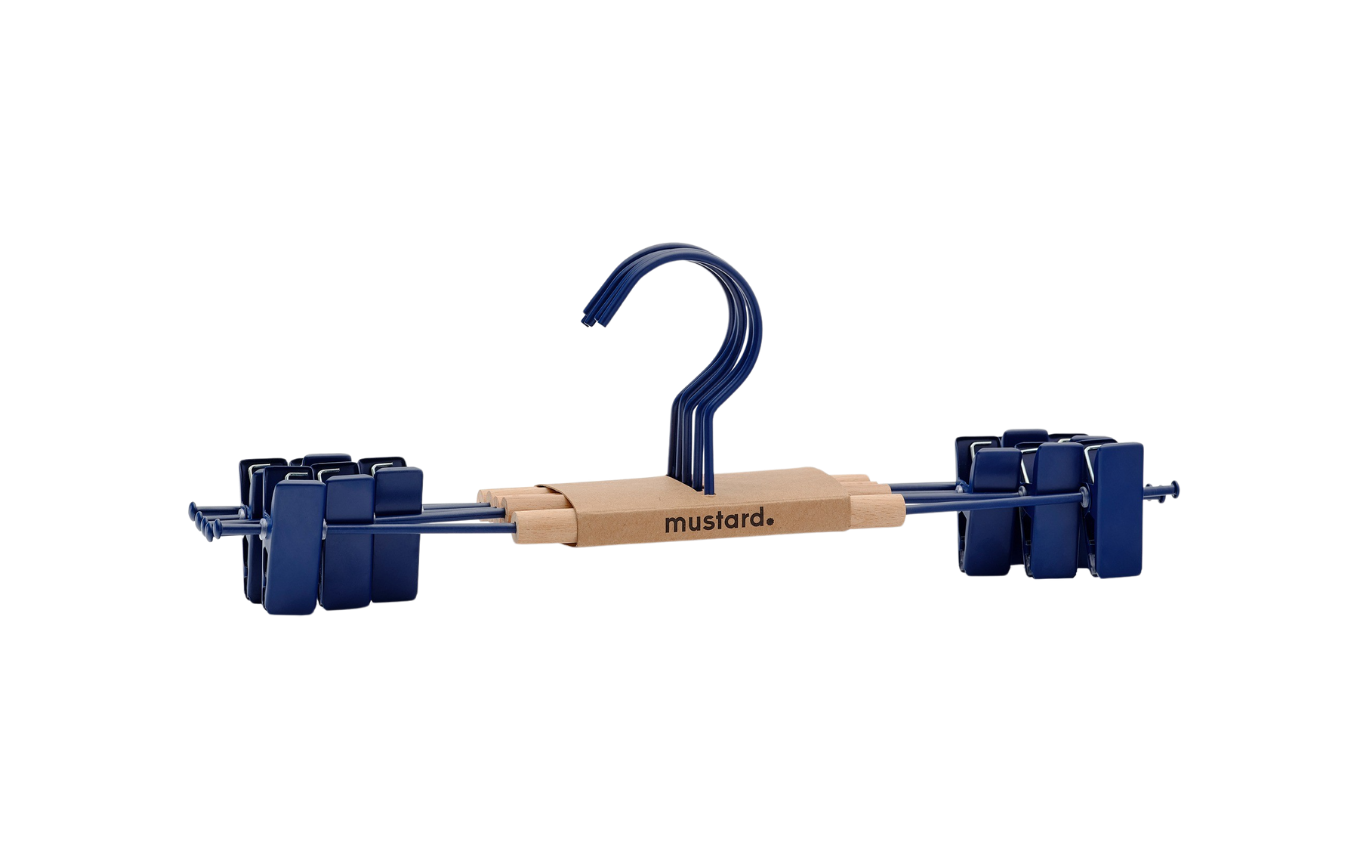 The Adult Clip Hangers in Navy