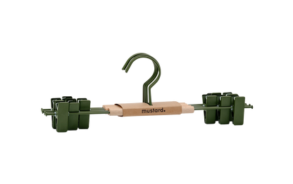 The Adult Clip Hangers in Olive