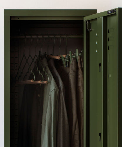 The Adult Clip Hangers in Olive