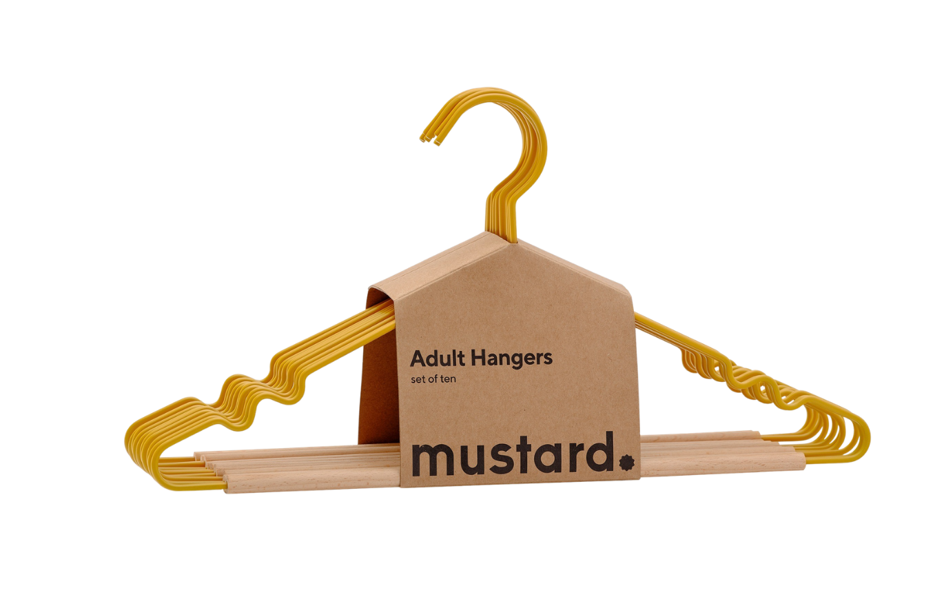 The Adult Top Hangers in Mustard
