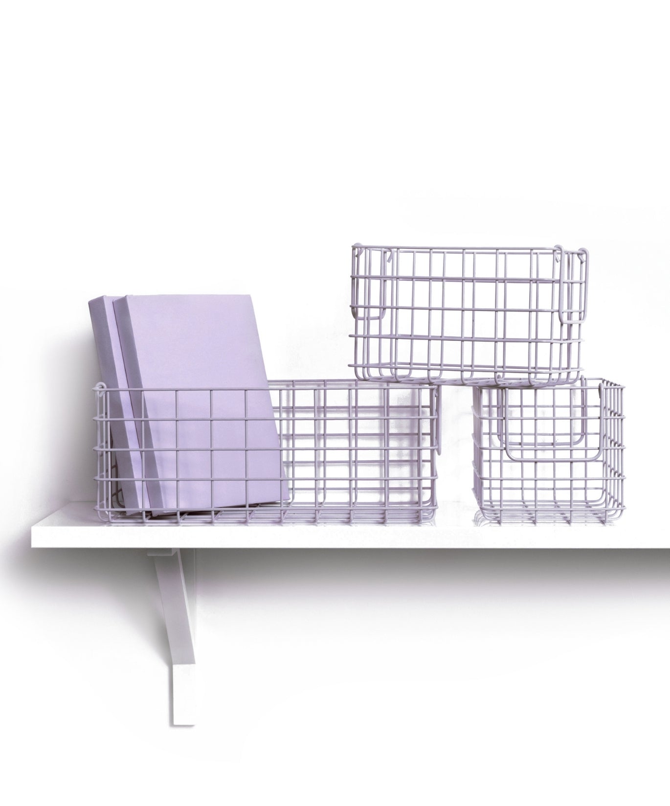 The Baskets in Lilac — lifestyle