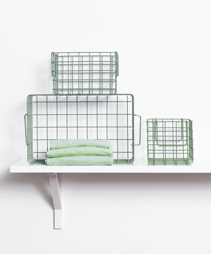 The Baskets in Sage — lifestyle