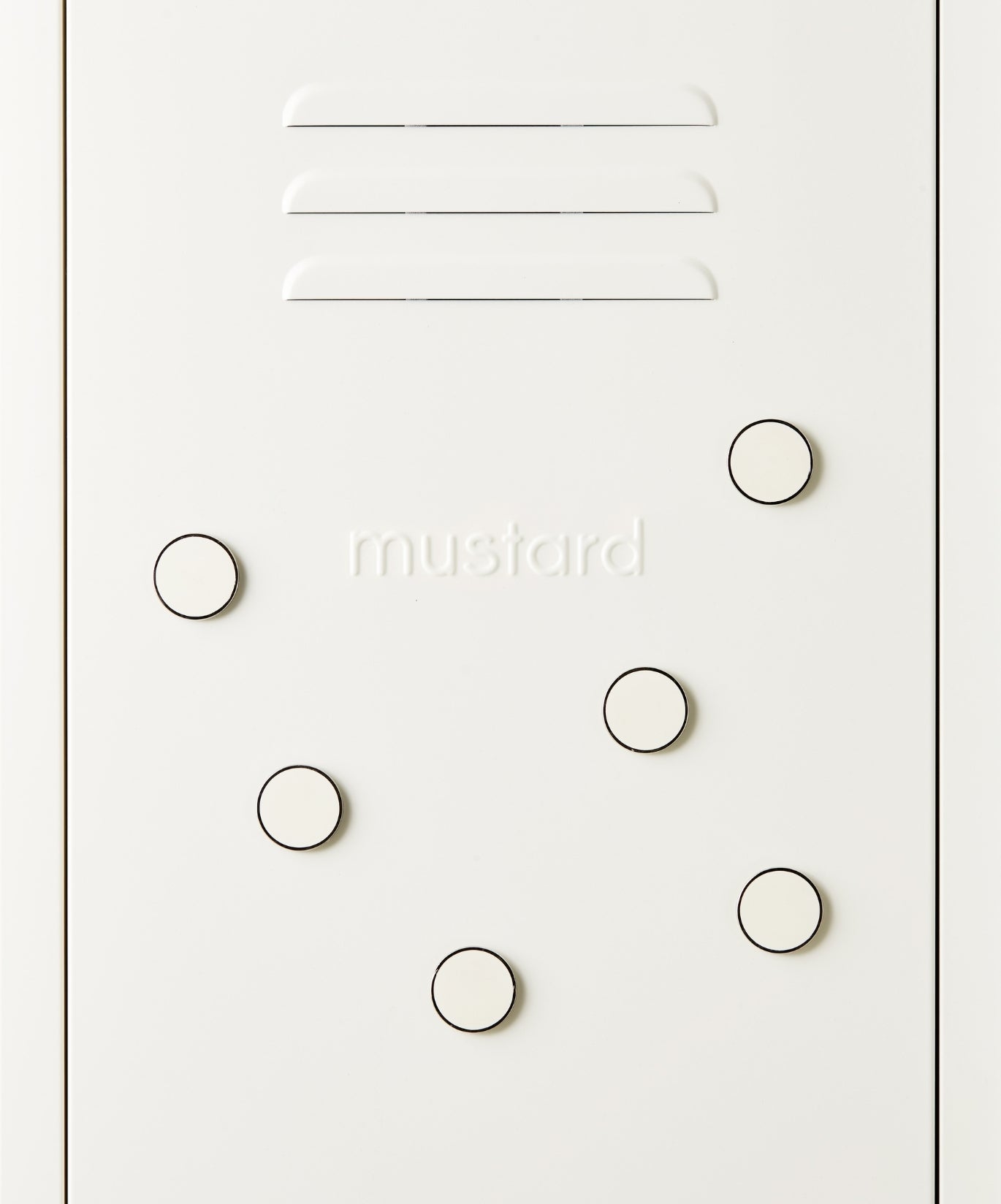 The Buttons in Chalk — close-up