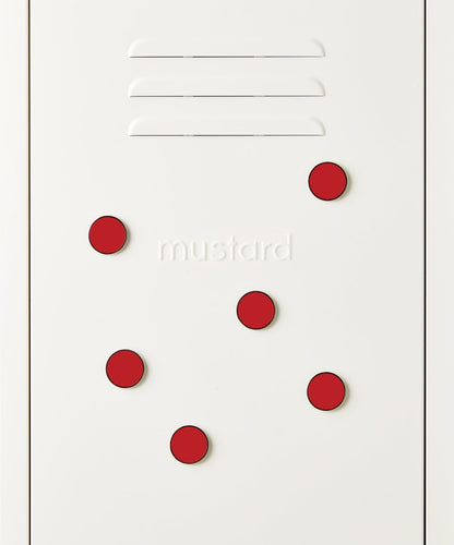 The Buttons in Poppy — close-up